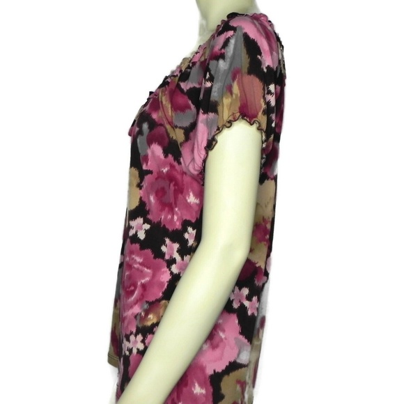 Claudia Richard Peasant Top Blouse - Picture 2 of 7